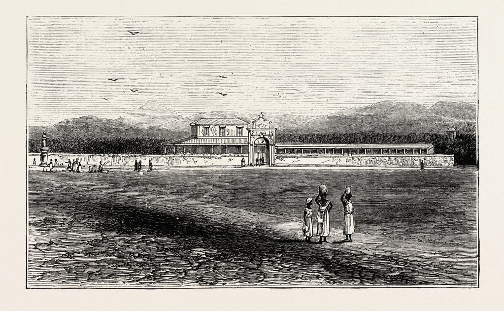 Detail of Views in Santiago De Cuba: Public Slaughtering Place Where the Prisoners from the Virginius Were Shot, Cuba by Anonymous