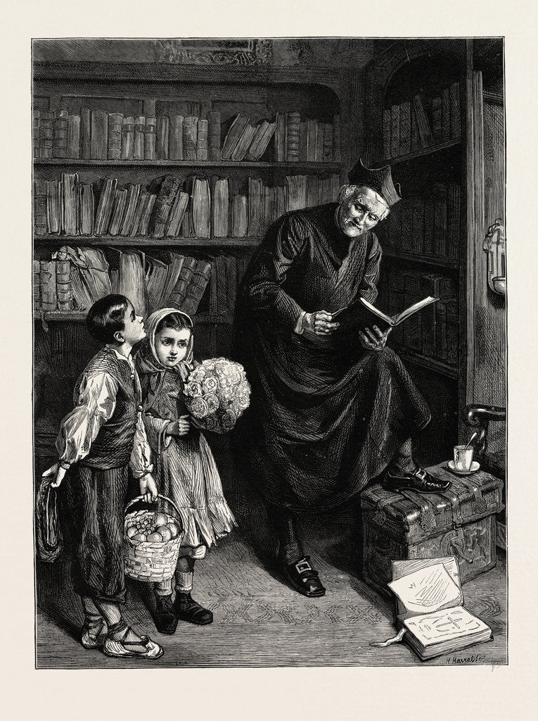 Detail of El Dia Del Santo Del Cura by Anonymous