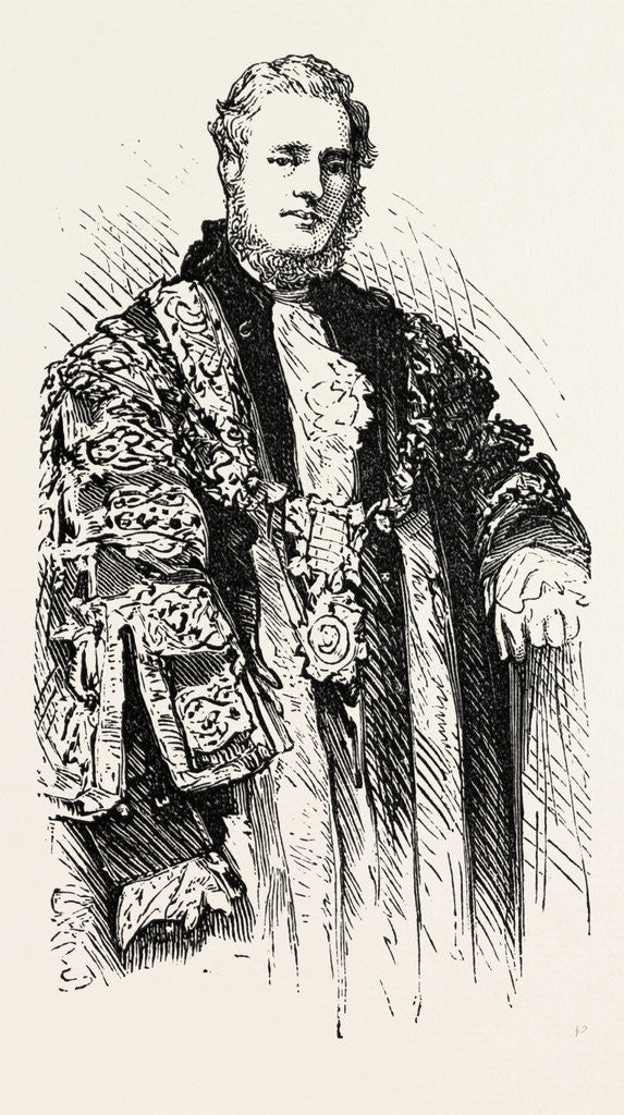 Detail of The Late Lord Mayor by Anonymous