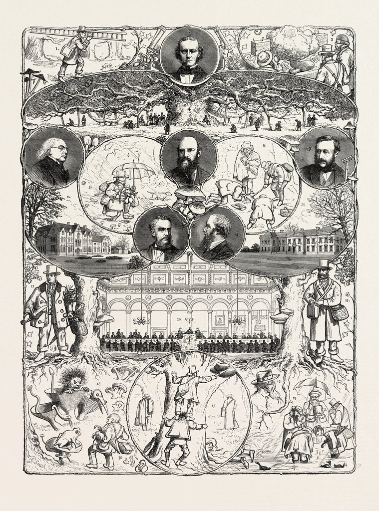 Detail of A Week with the Hereford Fungus Eaters by Anonymous