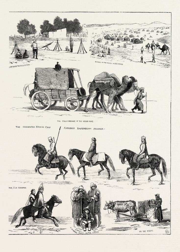 Detail of The Russian Expedition to Khiva by Anonymous
