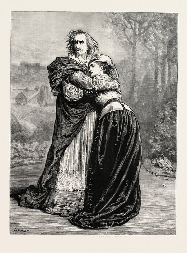 Mr. Irving and Miss Isabel Bateman in Richelieu at the Lyceum Theatre ...