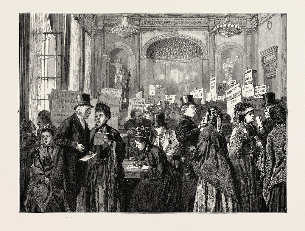Detail of London Sketches: A Scene at a Charity Election at the London Tavern by Anonymous