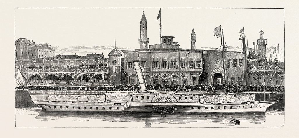 Detail of Egypt, Visit of the Khedive to Mansourah by Anonymous