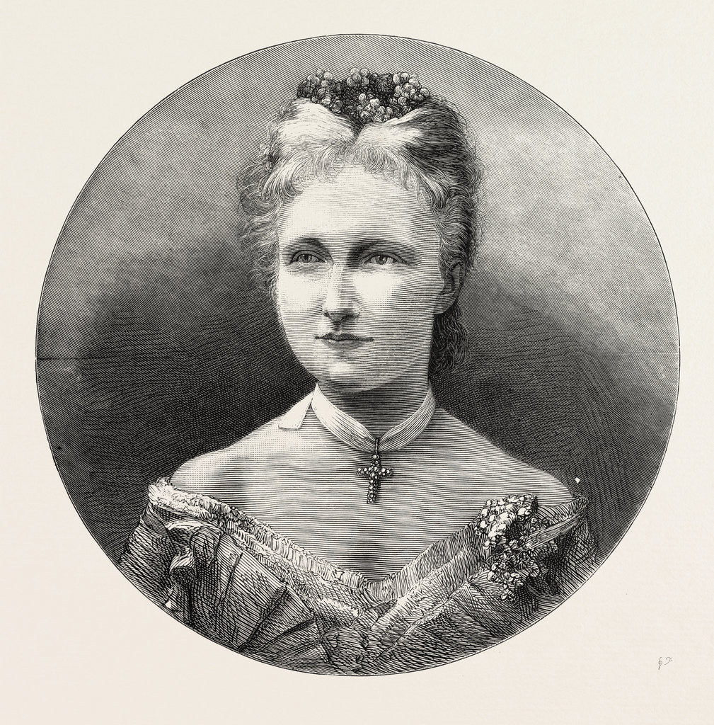 Detail of The Austrian Royal Marriage: The Princess Stephanie of Belgium Betrothed to the Archduke Rudolf, Austria by Anonymous