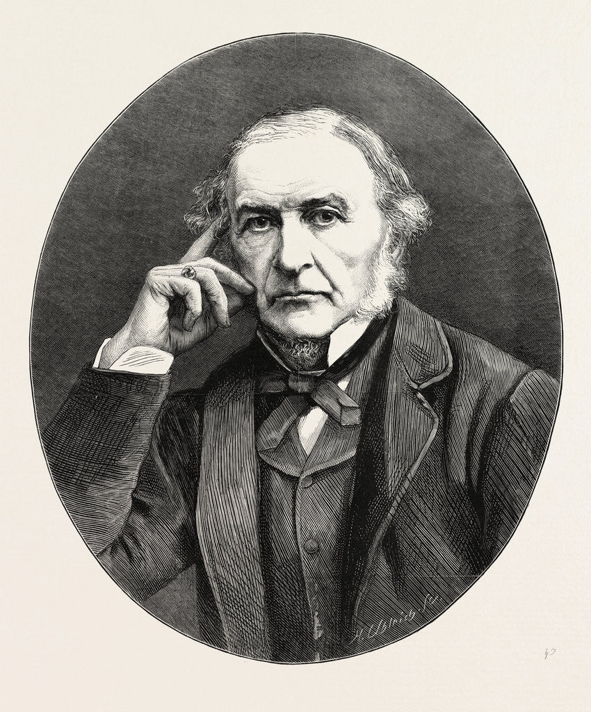 Detail of The Right Hon. W.E. Gladstone, M.P. by Anonymous