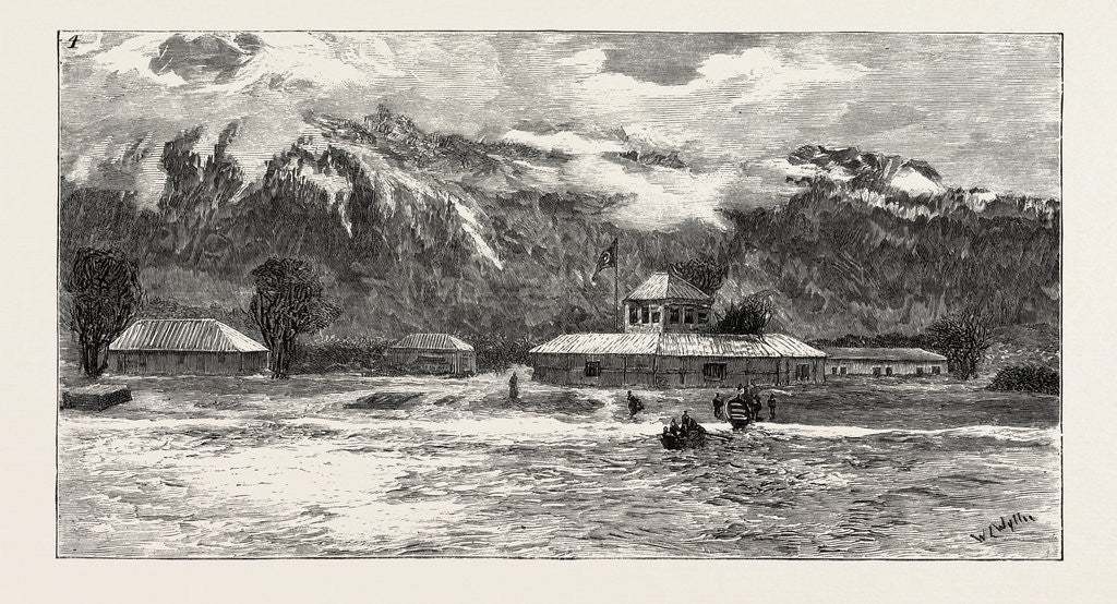 Detail of The Capture and Release of Colonel Synge: The Landing Place of Katerina, Where the Negotiations for the Release of Colonel Synge Were Carried on by Anonymous