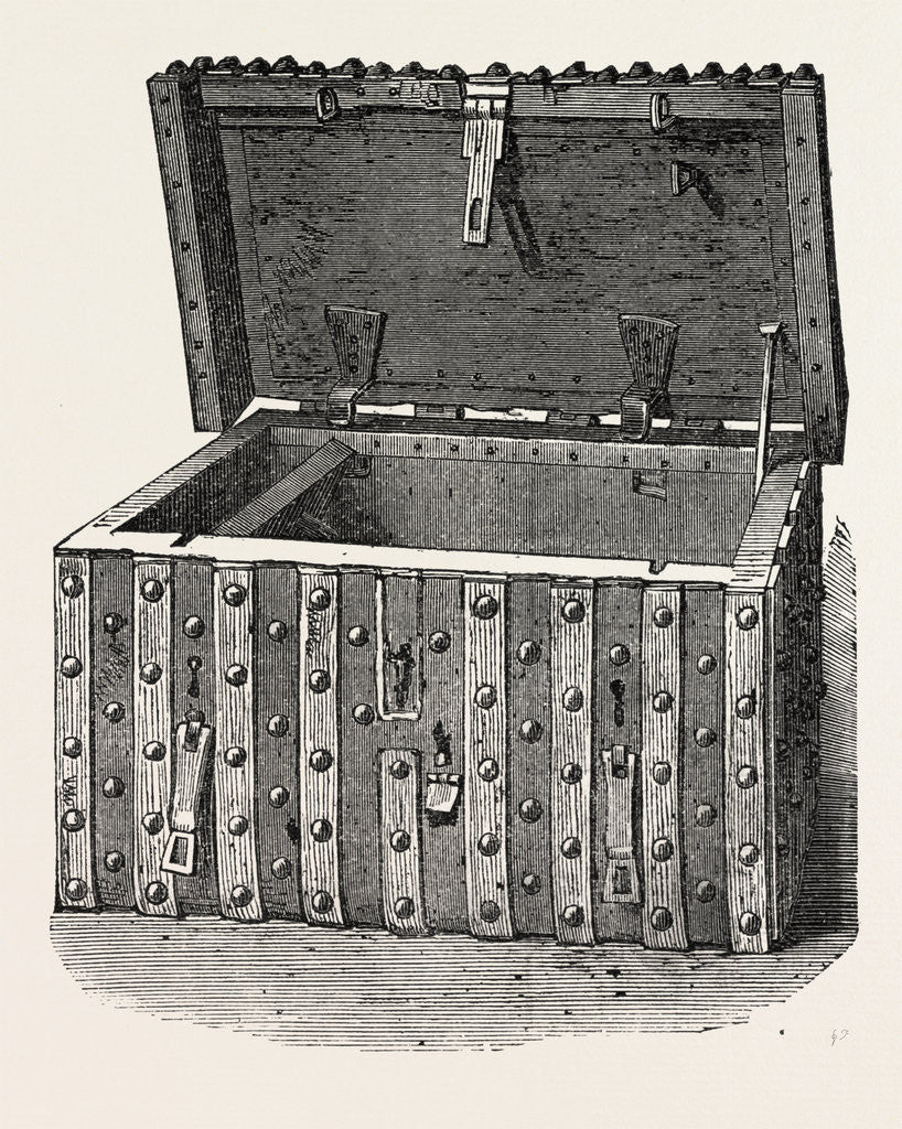 Detail of The Chest in which the Domesday Book Was Formerly Preserved by Anonymous