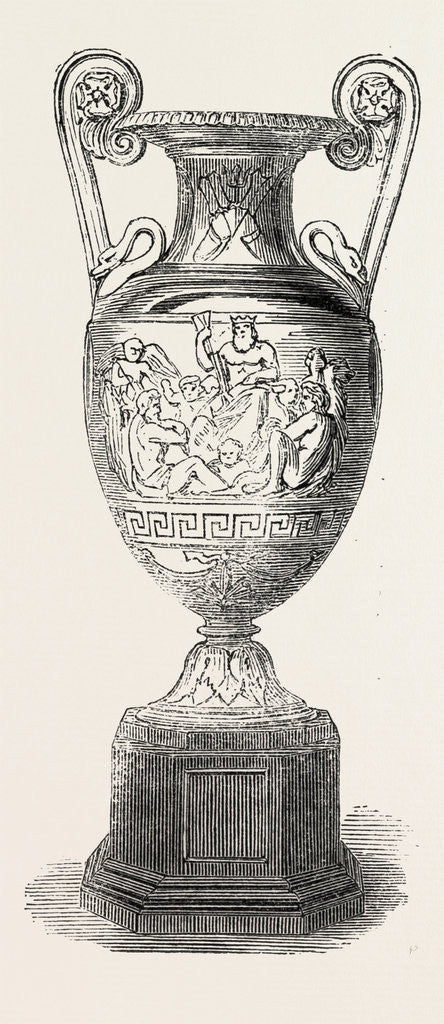Detail of The Prince Consort's Cup, Sailed for at the Royal Yacht Squadron Regatta by Anonymous