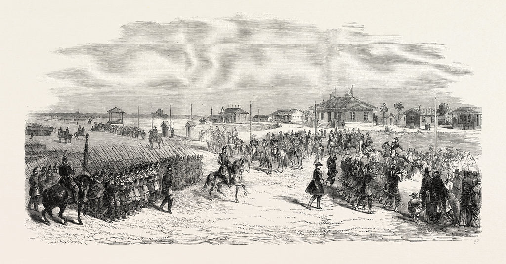 Detail of Imperial Headquarters at the Camp at Chalons, Situated About a Mile from the Village of Grand-Mourmelon by Anonymous