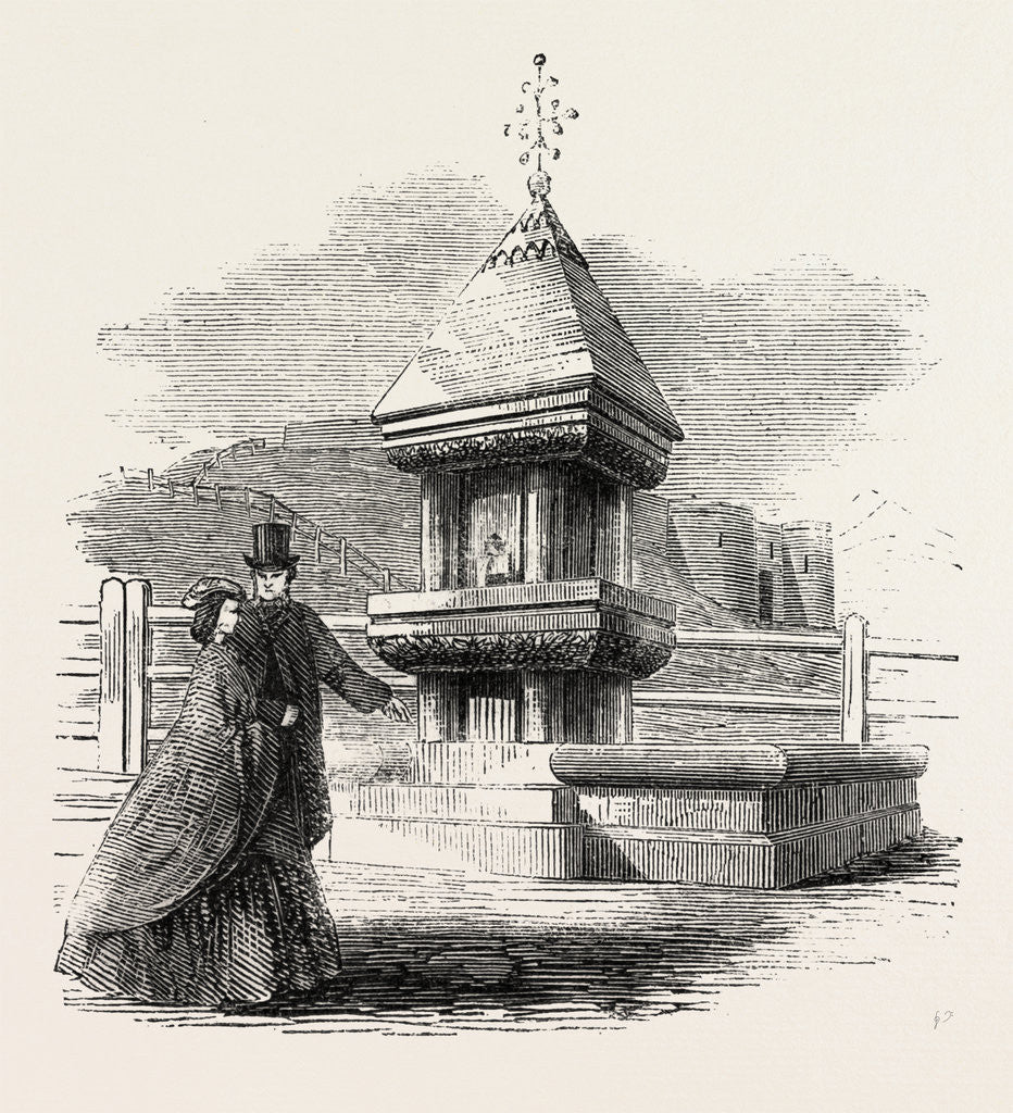 Detail of New Drinking Fountain at Scarborough, UK by Anonymous