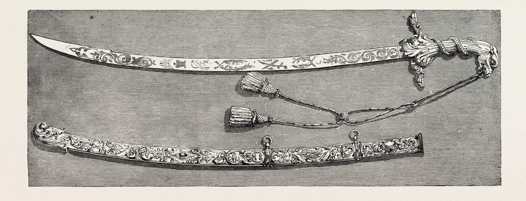 Detail of Sword Presented to Lord Clyde, G.C.B., by the Common Council of London, UK by Anonymous