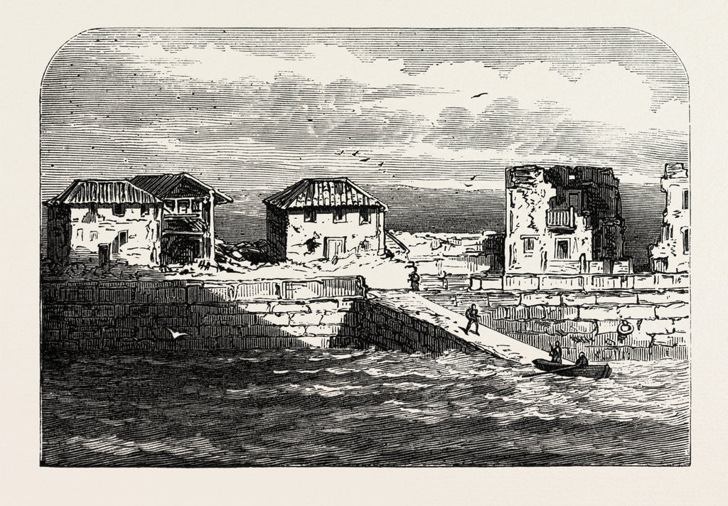 Detail of The Civil War in Spain: Ruined Houses at Las Carenas by Anonymous
