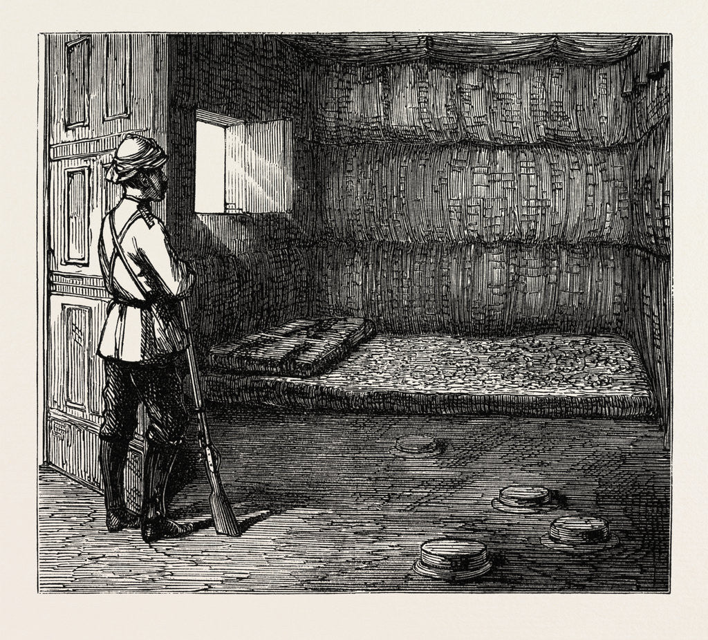 Detail of The Queen of Ashantee's Bed by Anonymous