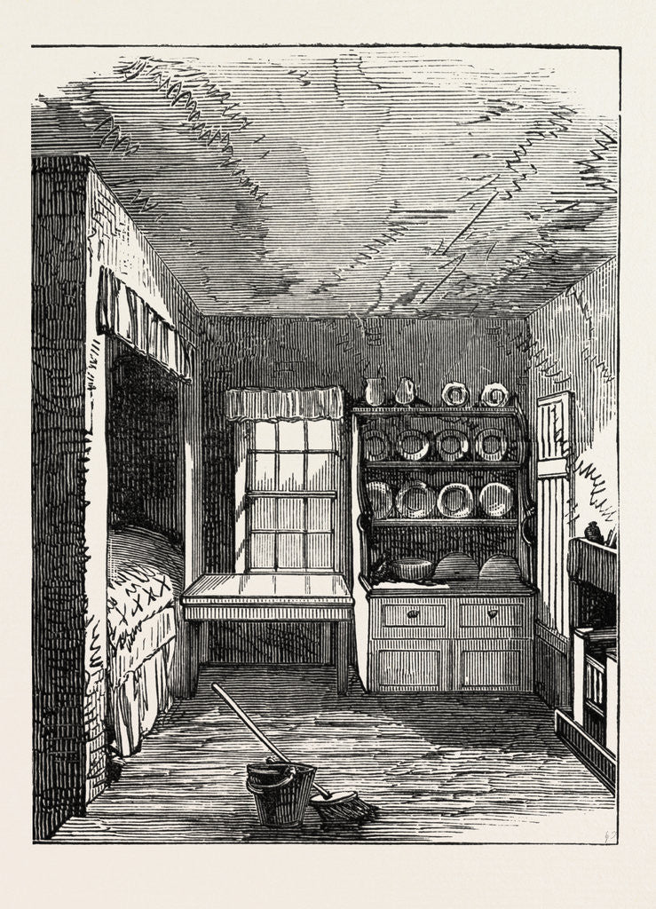 Detail of The Room in which Livingstone Was Born, Blantyre by Anonymous