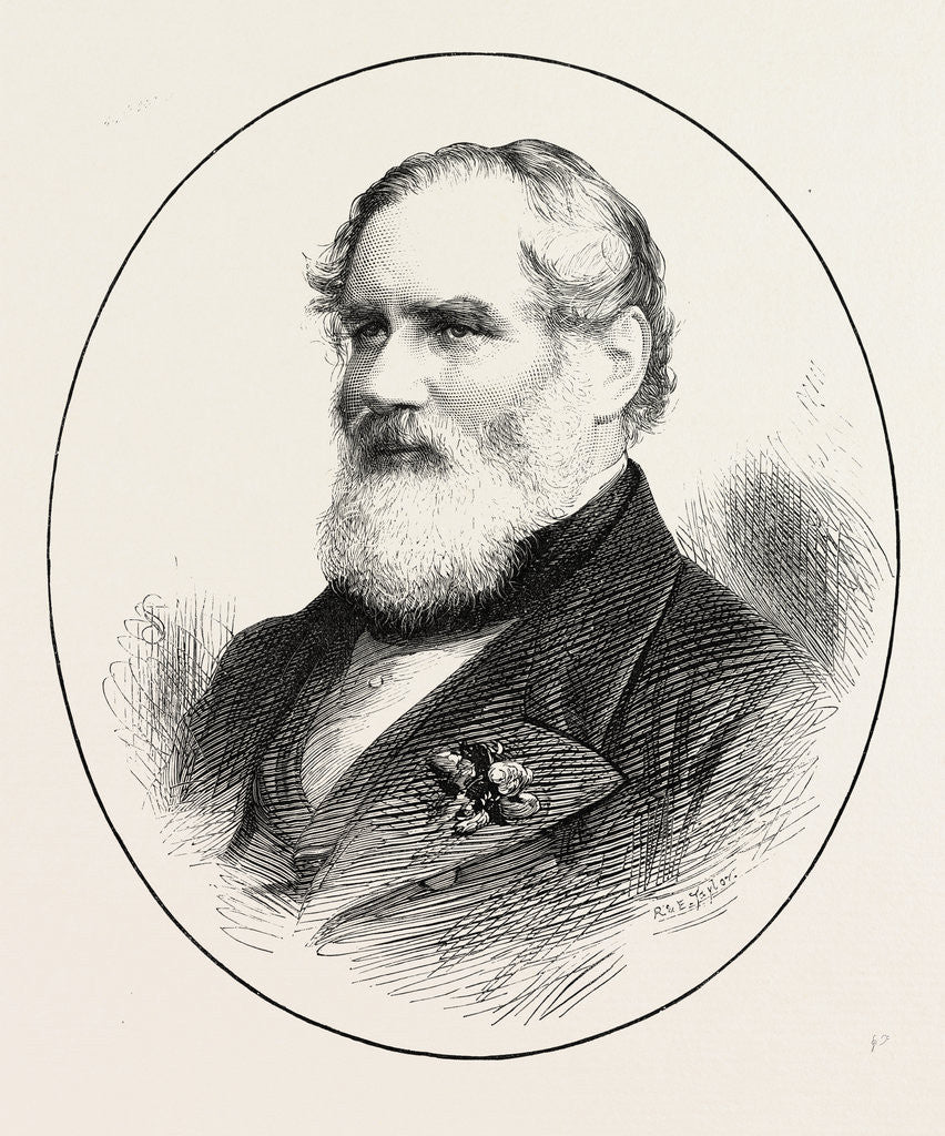 Detail of The Late M. Van De Weyer, Formerly Belgian Minister in London by Anonymous