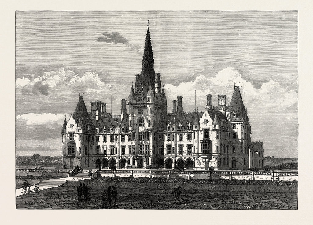 Detail of Fettes College, Edinburgh, Scotland by Anonymous