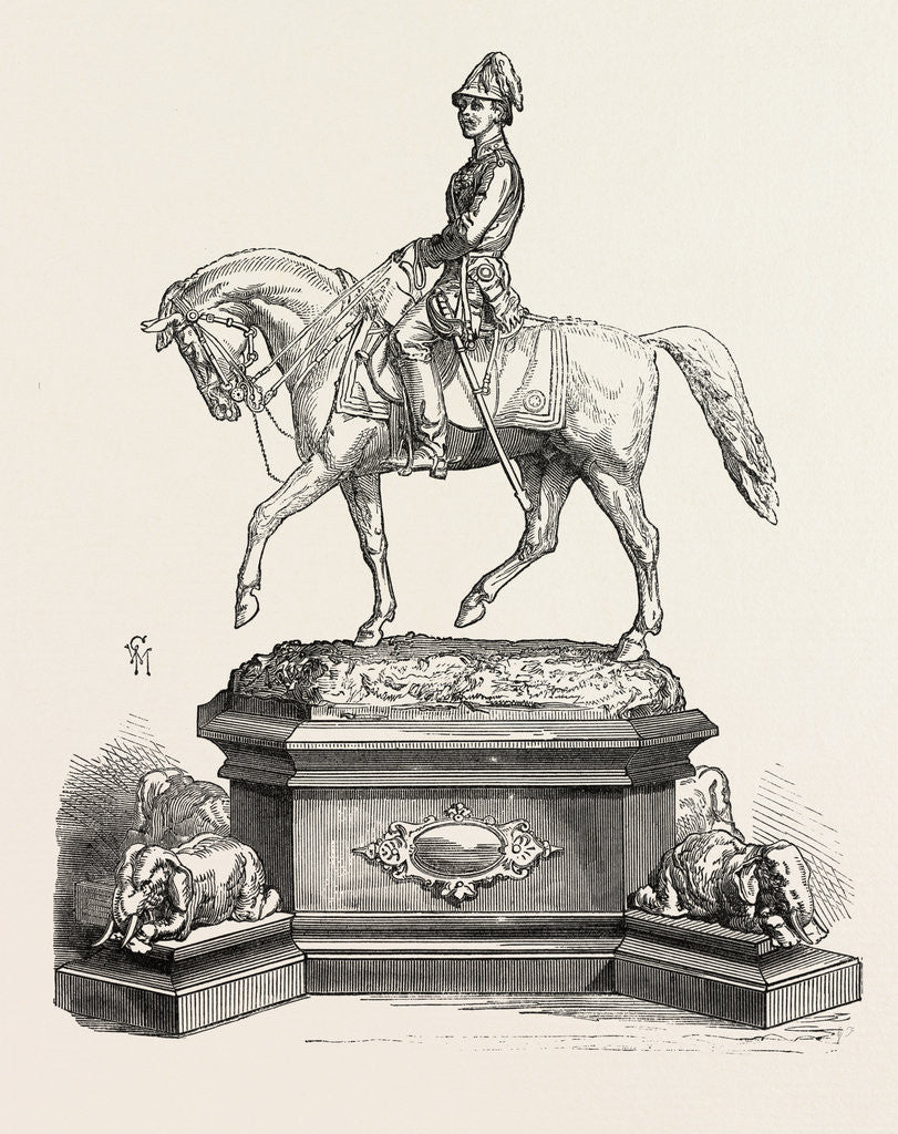 Detail of Portrait Model of the King of Siam by Anonymous