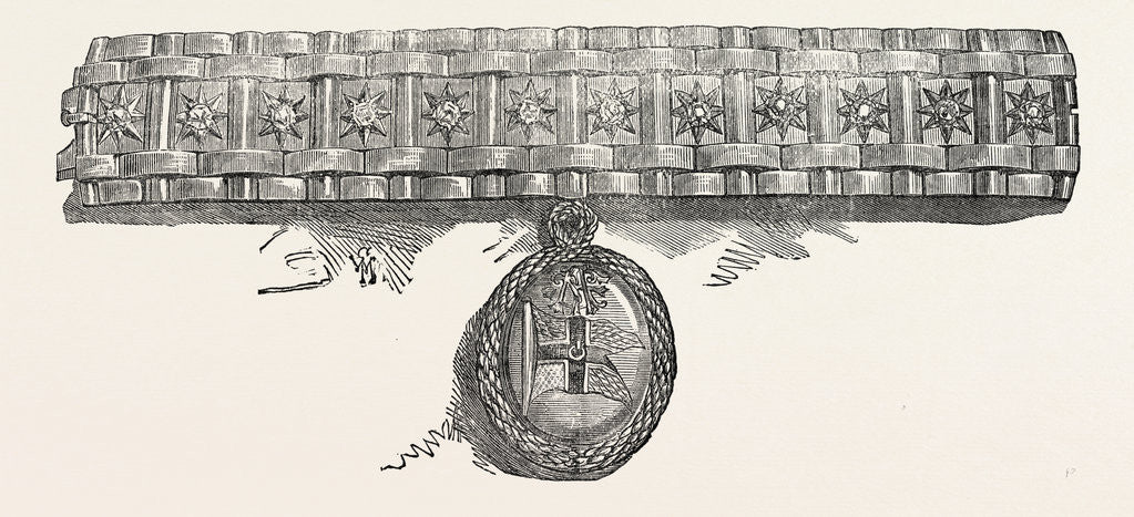 Detail of Bracelet Given by the Royal Albert Yacht Club to the Duchess of Edinburgh by Anonymous