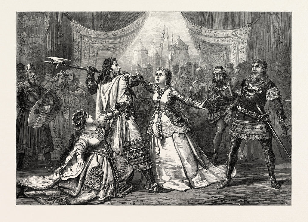 Detail of Scene from Il Talismano, at Drury Lane Theatre, London by Anonymous