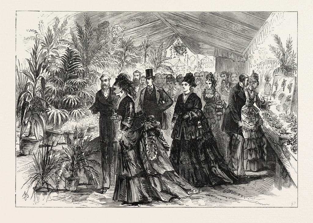 Detail of Princess Louise at the Flower Show in the People's Garden, Willesden by Anonymous