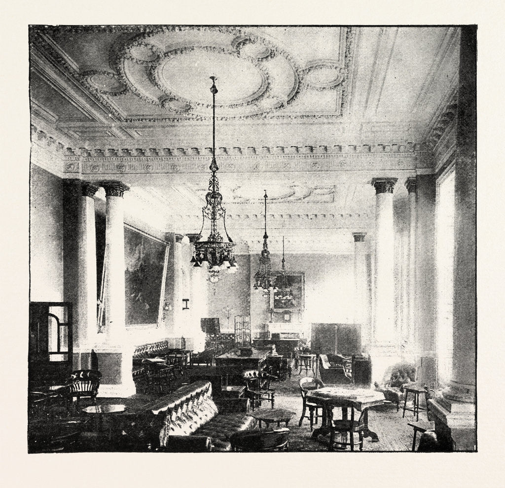 Detail of Smoking Room at the Junior Constitutional Club by Anonymous