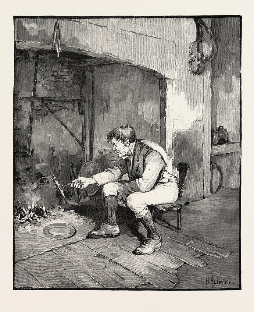 Detail of Un Déjeûner À La Fourchette by Anonymous