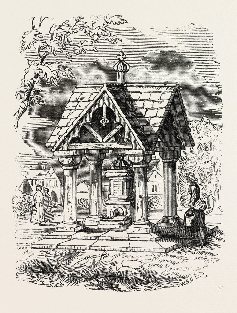 Detail of The Well on Ockley Green by Anonymous