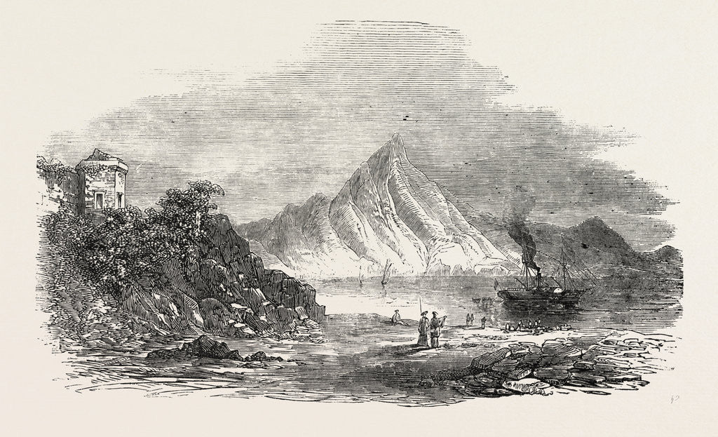 Detail of The Euphrates Valley Route to India, Bay of Antioch: Mount Casius in the Distance by Anonymous