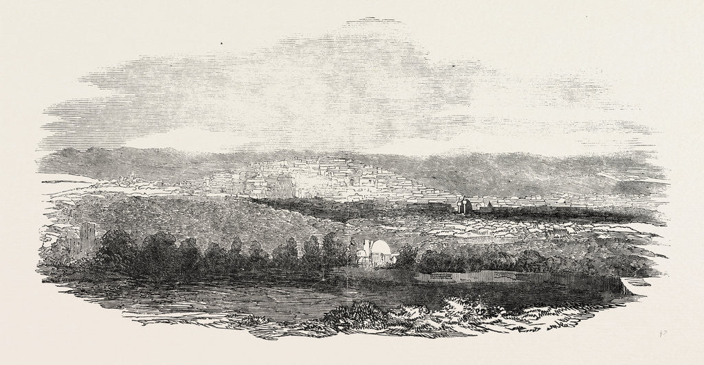 Detail of The Euphrates Valley Route to India: The City of Bussorah by Anonymous