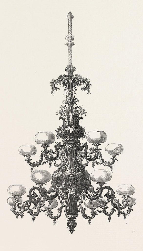 Detail of Chandelier by Anonymous