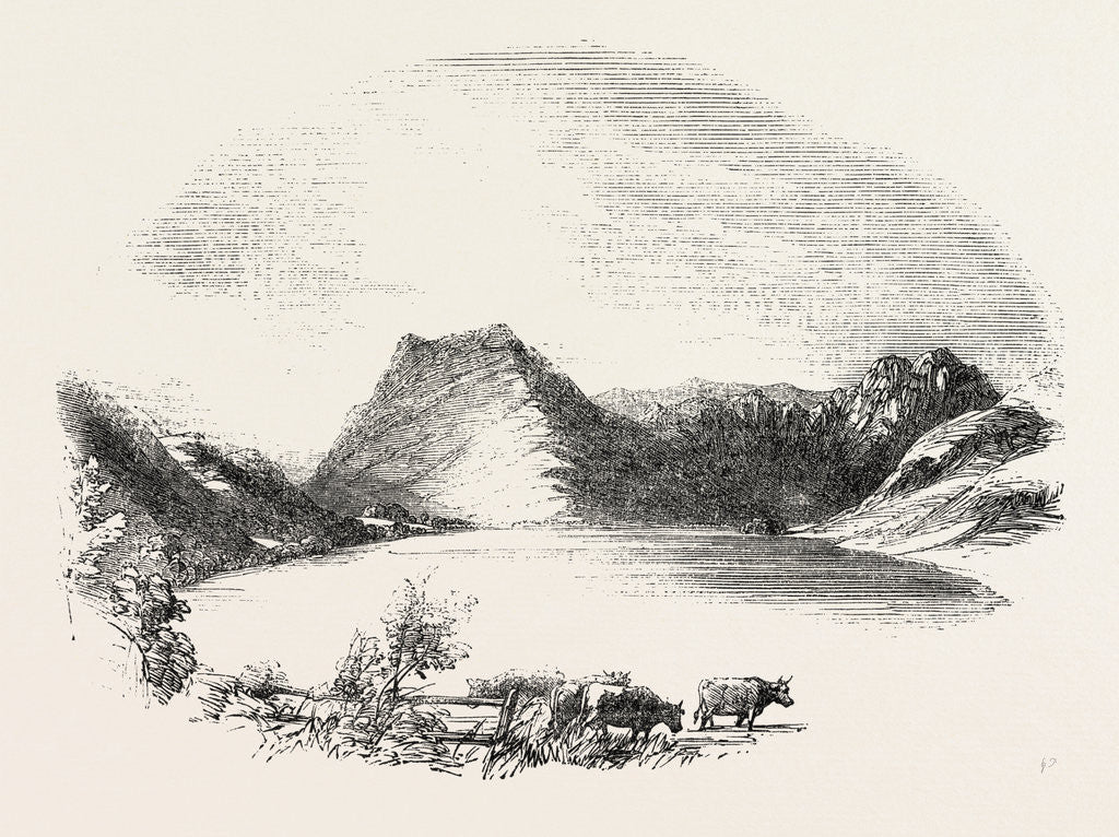 Detail of Buttermere, from the Fields at the Foot, Lake District by Anonymous