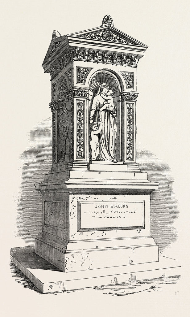 Detail of Monument to the Late John Brooks, Esq., at Manchester by Anonymous