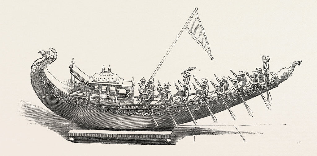 Detail of The Great Exhibition: Model of an Indian Barge, East Indian Department by Anonymous