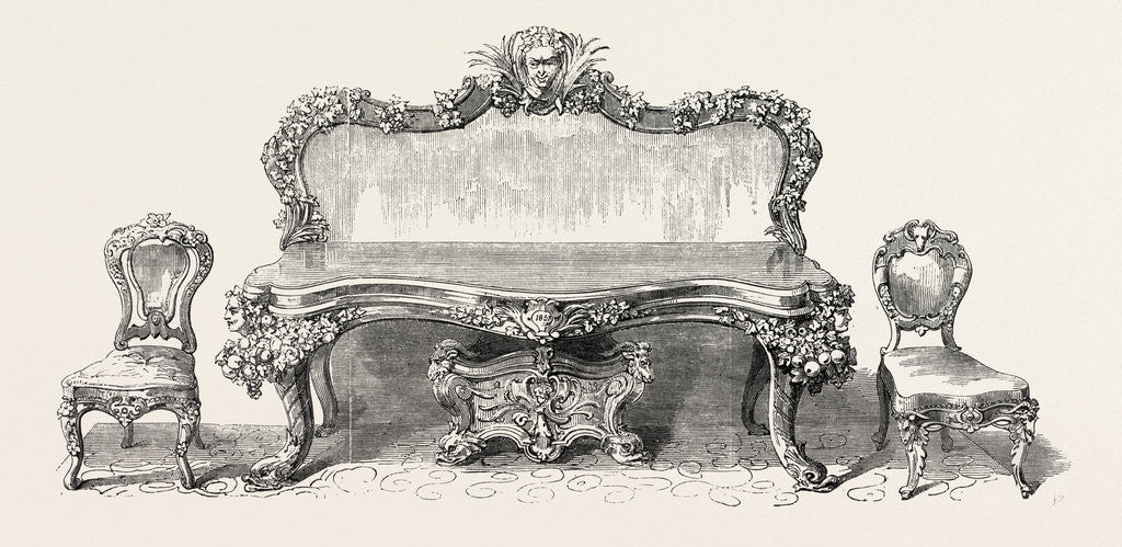 Detail of Sideboard and Chairs by Anonymous