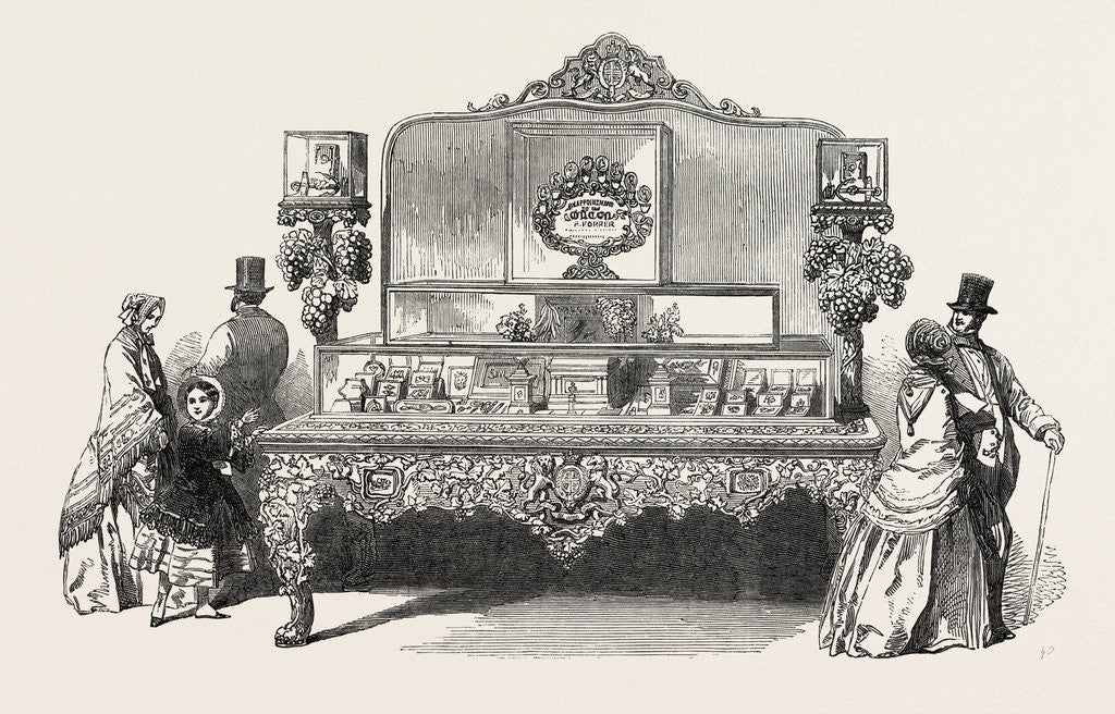 Detail of Specimens of Hair-Work by Anonymous