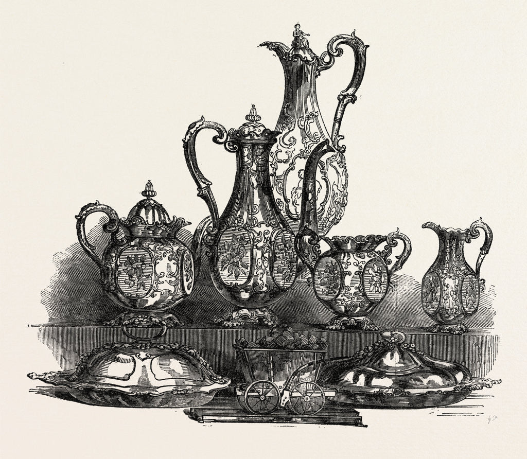 Detail of Group of Silver by Anonymous