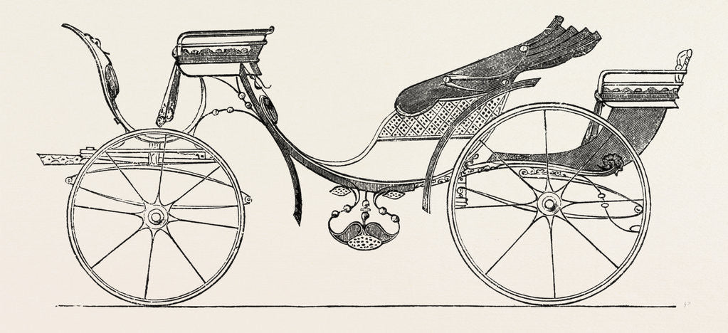 Detail of Cab Phaeton by Anonymous