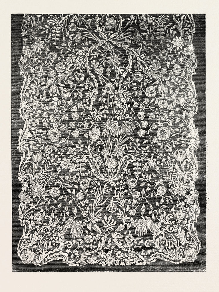 Detail of Lace Curtain by Anonymous
