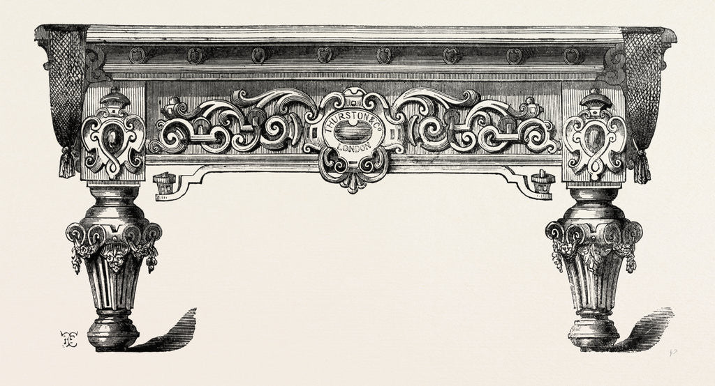 Detail of Billiard-Table by Anonymous