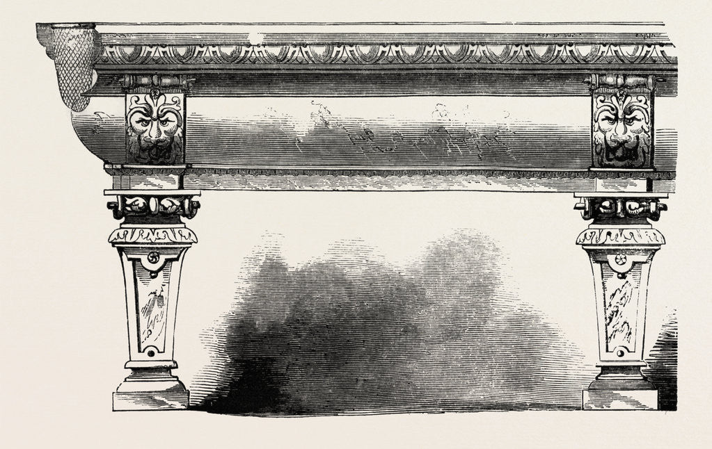 Detail of Elizabethan Billiard Table by Anonymous