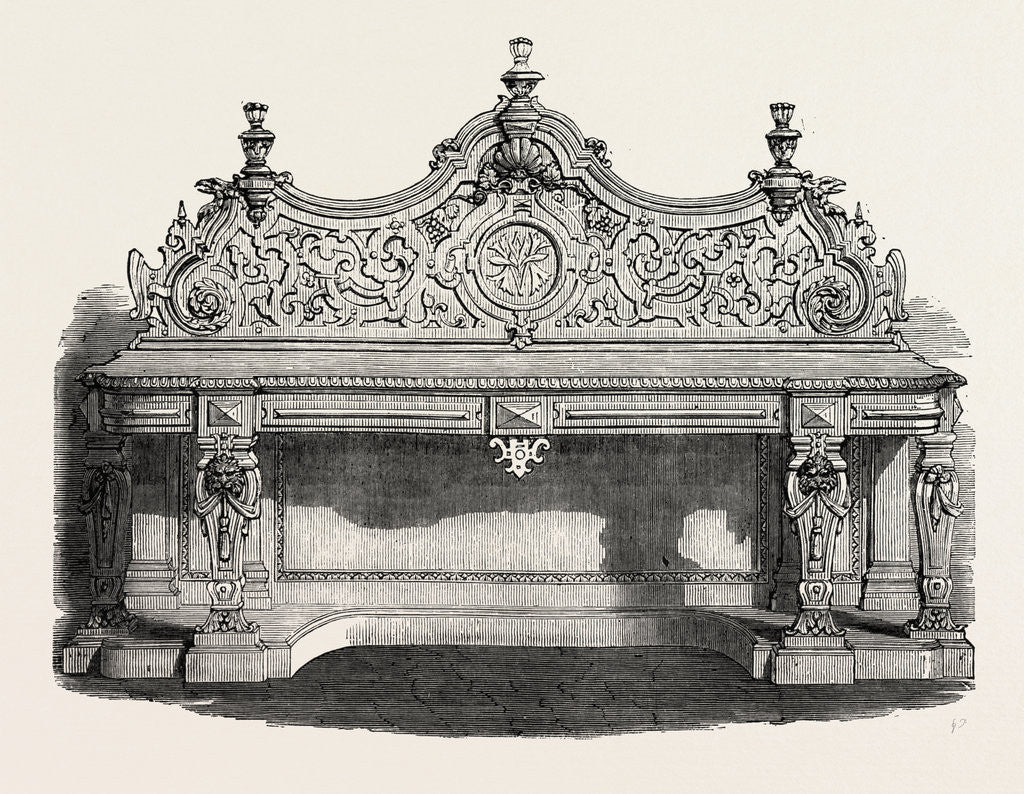 Detail of Elizabethan Sideboard by Anonymous