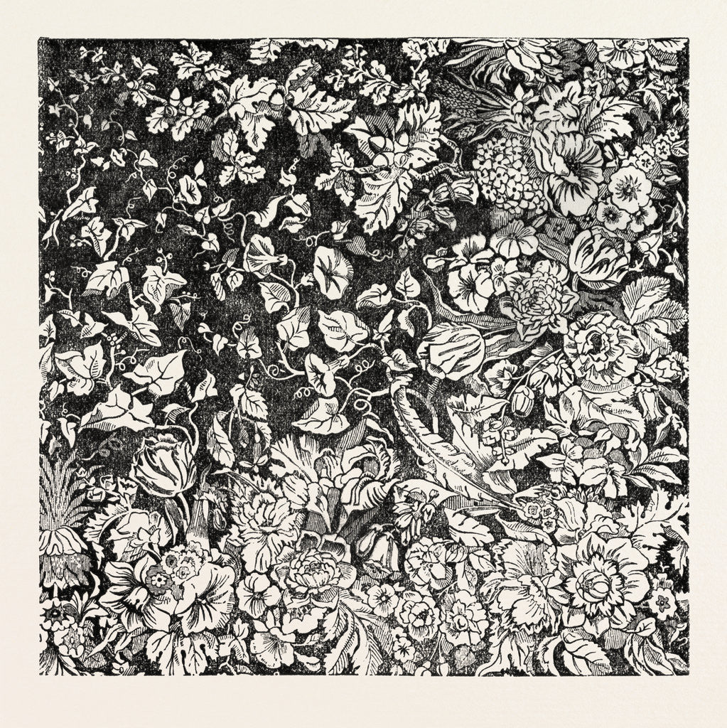 Detail of Table-Cover, for Dewar, Son, and Co. by Anonymous