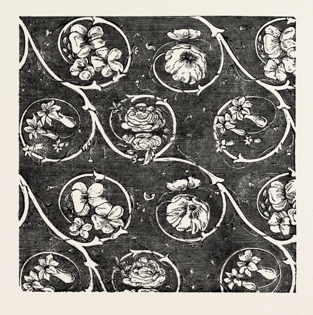 Detail of Silk Pattern by Anonymous