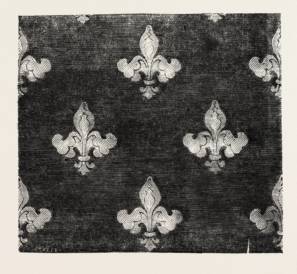Detail of Furniture Damask by Anonymous