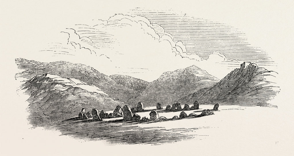 Detail of Druidic Circle, Lake District by Anonymous