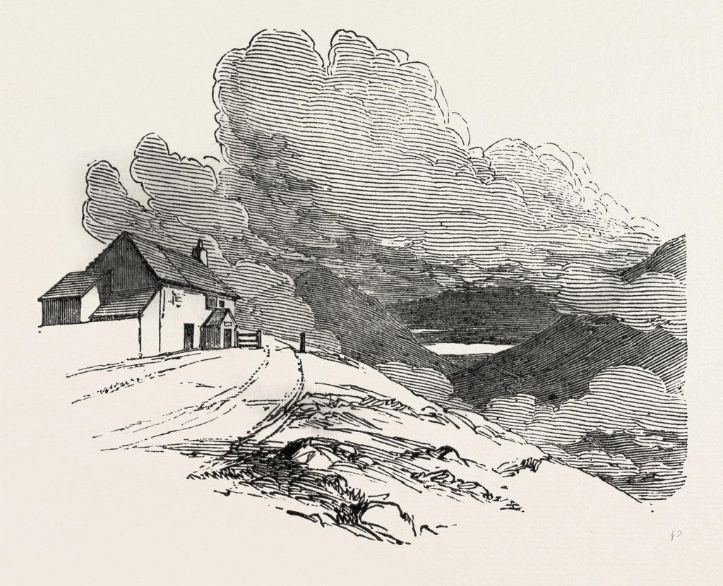 Detail of The Highest Inhabited House in England, Lake District by Anonymous