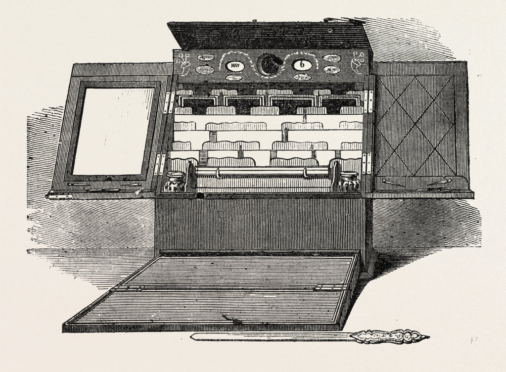 Detail of Despatch Box by Anonymous