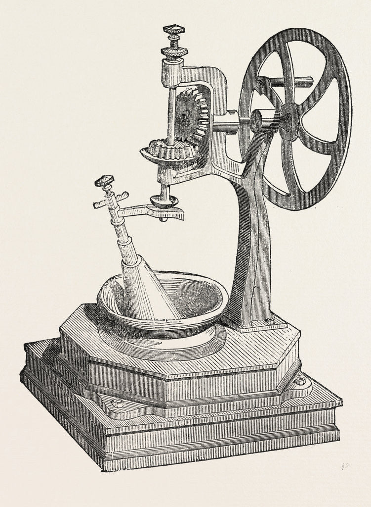 Detail of Hermann's Drug-Grinding Machine by Anonymous