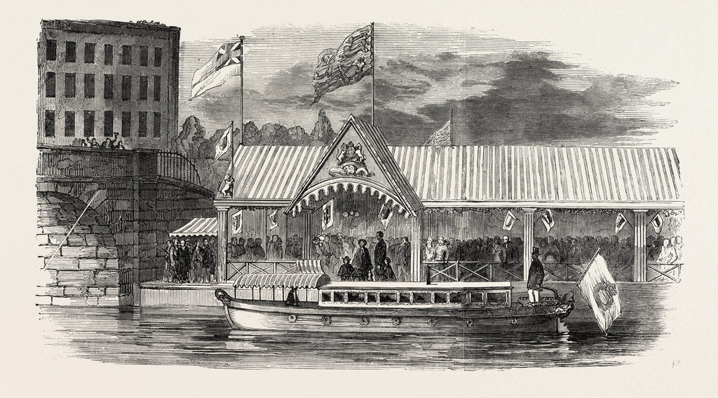 Detail of Arrival of Her Majesty at the Patricroft Station by Anonymous